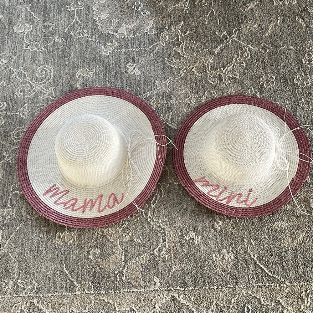 Mama and Mini hat set